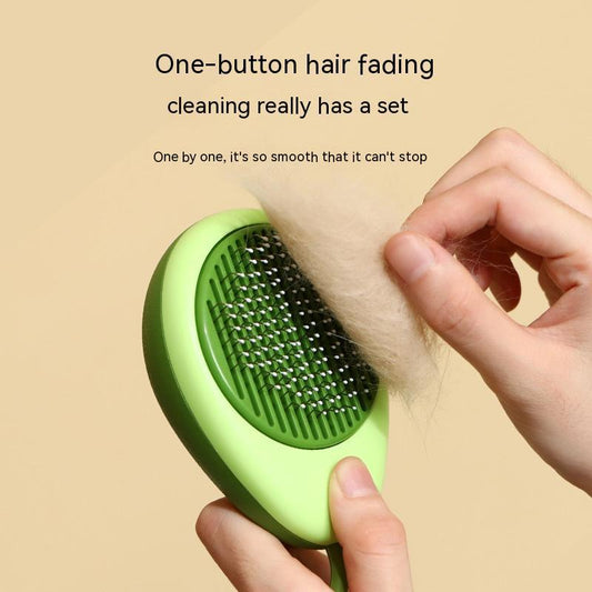 Self-Cleaning Pet Grooming Brush – Removes Loose Hair in Seconds