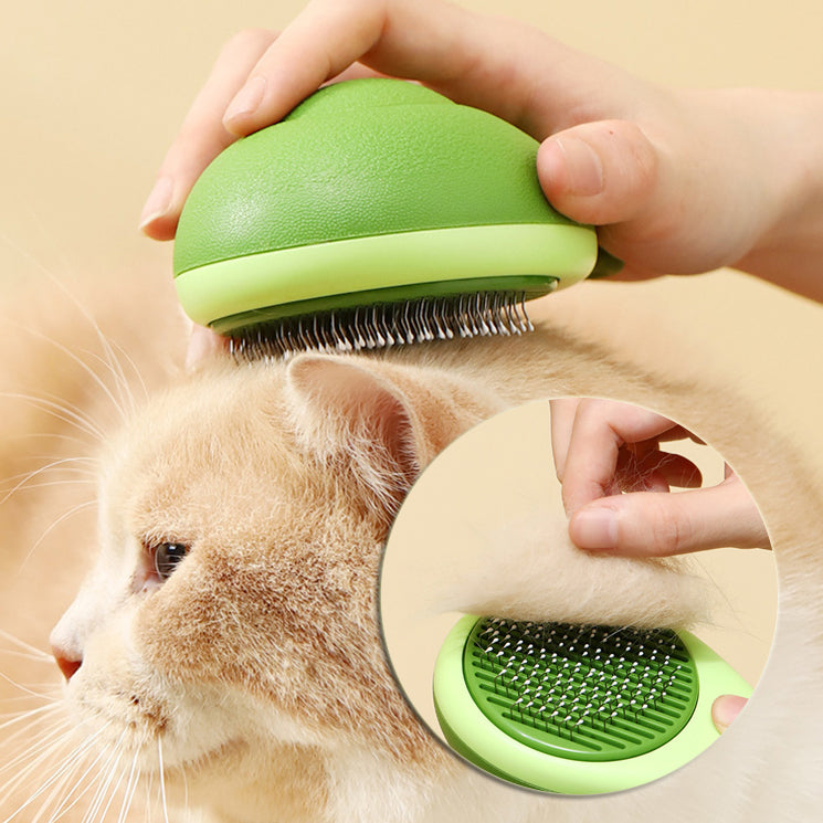 Self-Cleaning Pet Grooming Brush – Removes Loose Hair in Seconds