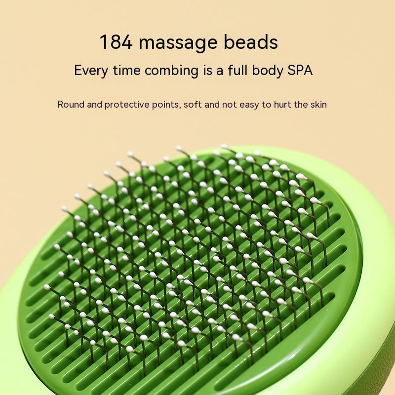Self-Cleaning Pet Grooming Brush – Removes Loose Hair in Seconds